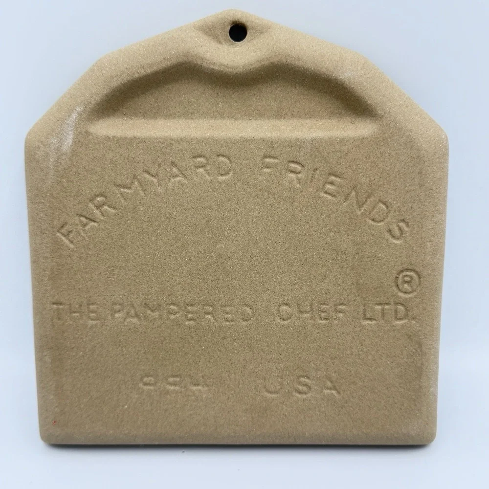 VTG Pampered Chef Farm Animal Cookie Mold‎ Wall Decor Farmhouse Cottagecore